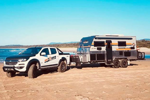 Candado de remolque para autocaravana, protege nuestro coche con acción.