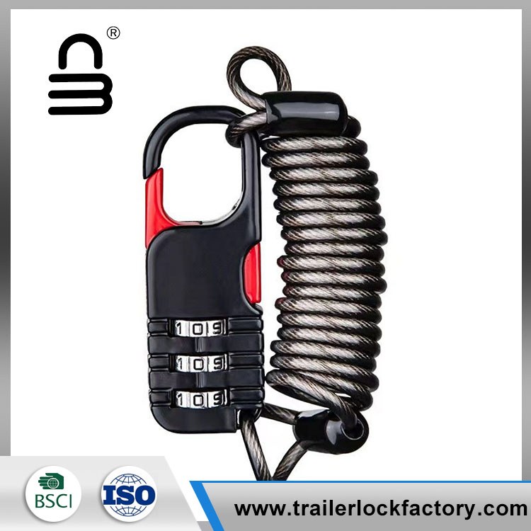 Cerradura de casco de cuerda de alambre